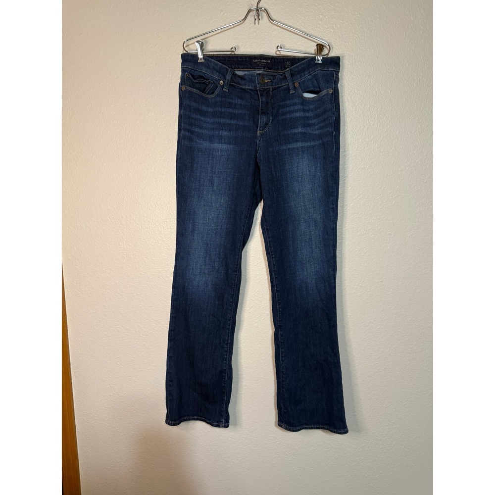 Lucky Brand Sweet Boot Jeans Womens 12/31 Regular Dark Wash Bootcut 7WD10721